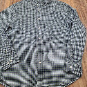 Rye Plaid Button down long sleeve shirt size XL